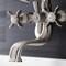 Kingston Brass KS246SN Wall Mount Clawfoot Tub Faucet with Hand Shower, Brushed Nickel KS246SN - alternate 3